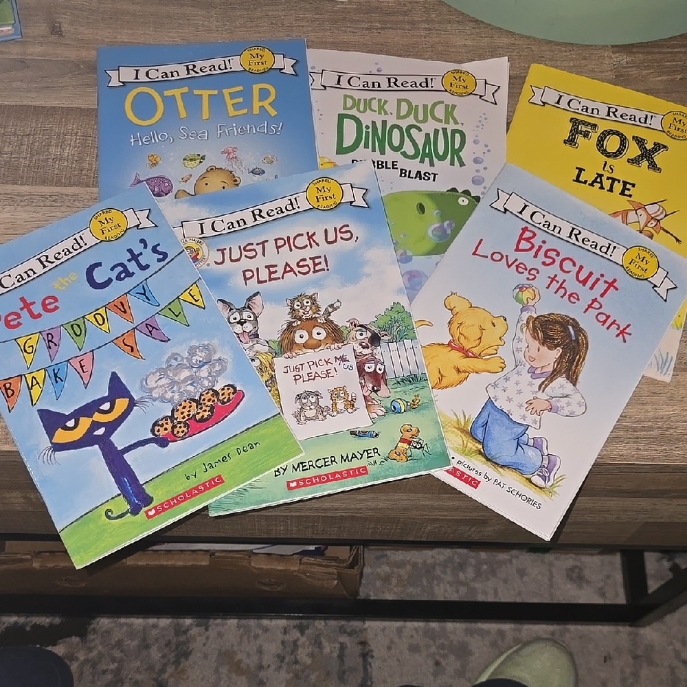 New, Set Of Scholastic I Can Read! Kids Books Set - Multicolor